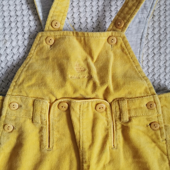 Mustard Yellow Mini Mex Overalls - Picture 2 of 6